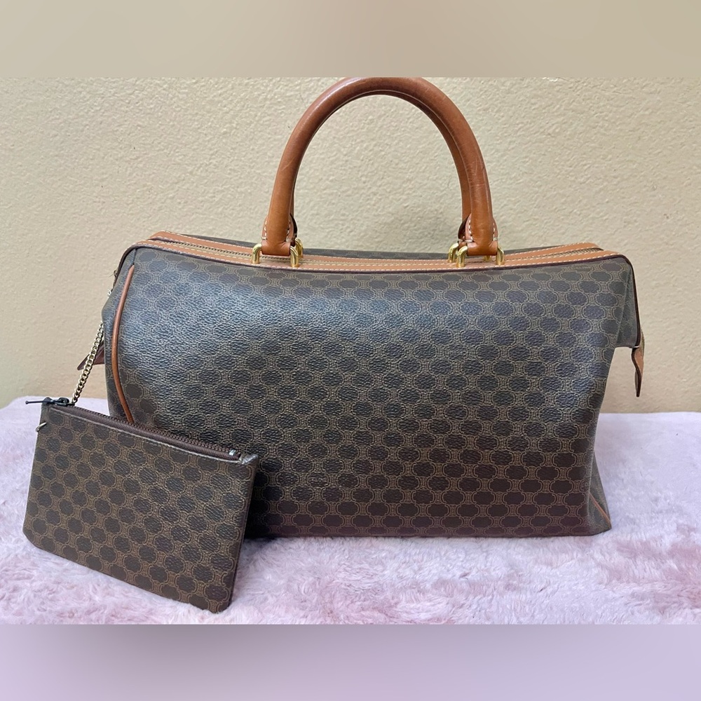 CELINE Boston Bag with Pouch - Size 35